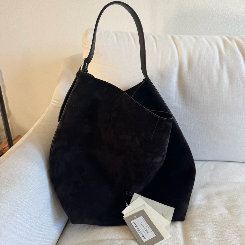 Toteme Espresso Suede Belt Bag